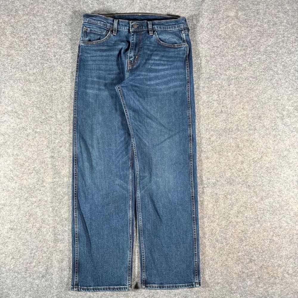 Levis‎ 505 Regular Fit Jeans Blue Denim Workwear Tag Size 31x30 (32x30 actual)